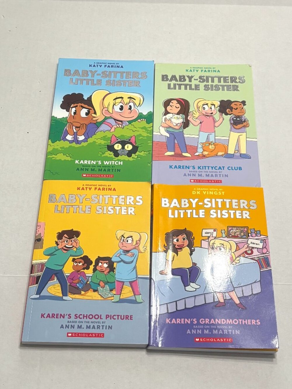 Baby-Sitters Little Sister Graphic Novels #1, 4, 5, & 9